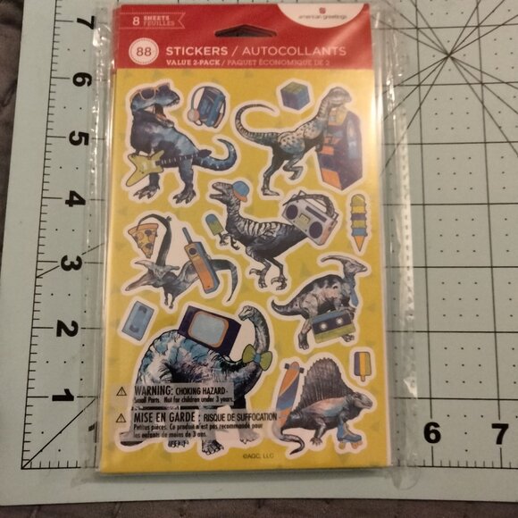 American Greetings Dinosaur Stickers - Picture 2 of 6